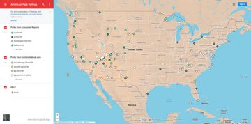 Park Ratings Map