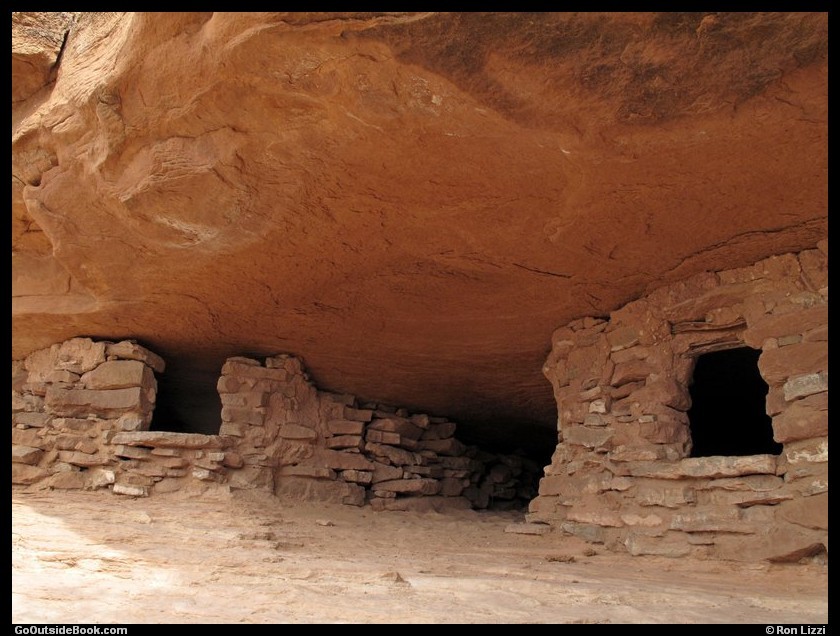 Granaries on Aztec Butte - Canyonlands National Park, Utah