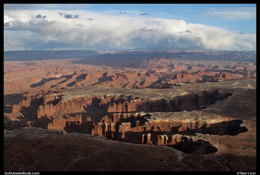 Monument Basin viewed from Grand View Point Overlook - Canyonlands National Park, Utah