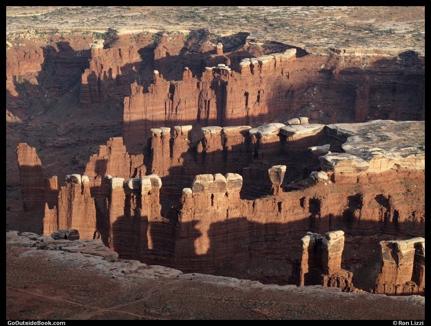 Monument Basin viewed from Grand View Point Overlook - Canyonlands National Park, Utah