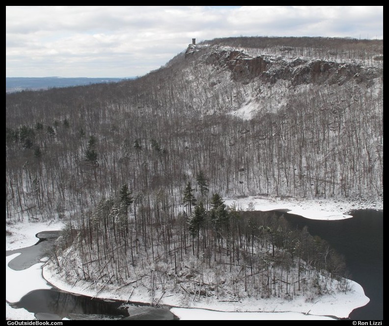 Hubbard Park, Meriden, Connecticut, in Winter Go Outside Book