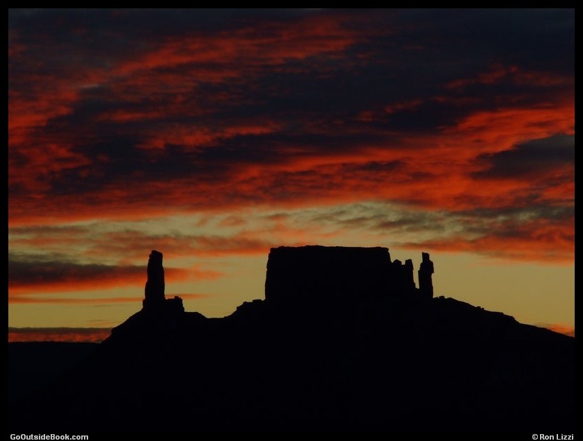 Castleton Tower, The Rectory, The Nuns, and The Priest - Fisher Towers, Utah