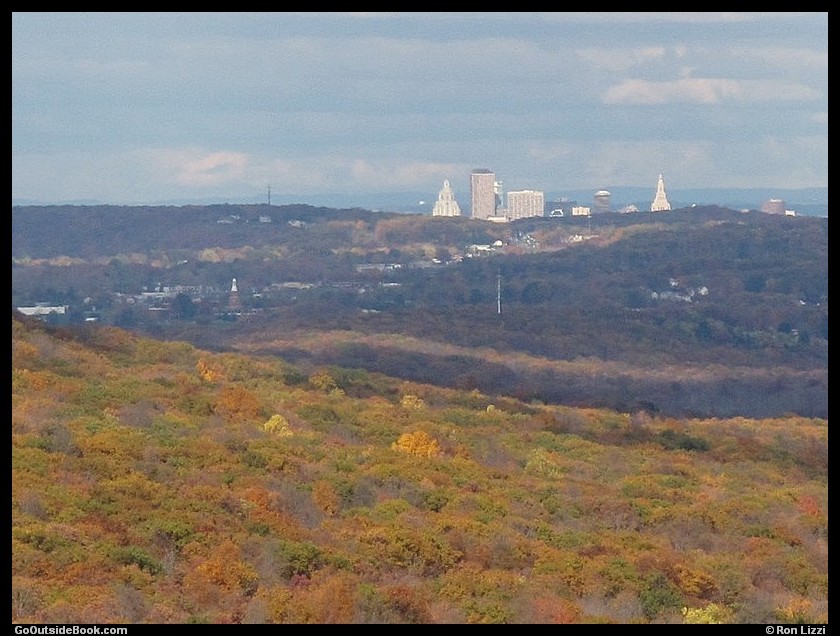 Giuffrida Park - Hartford skyline