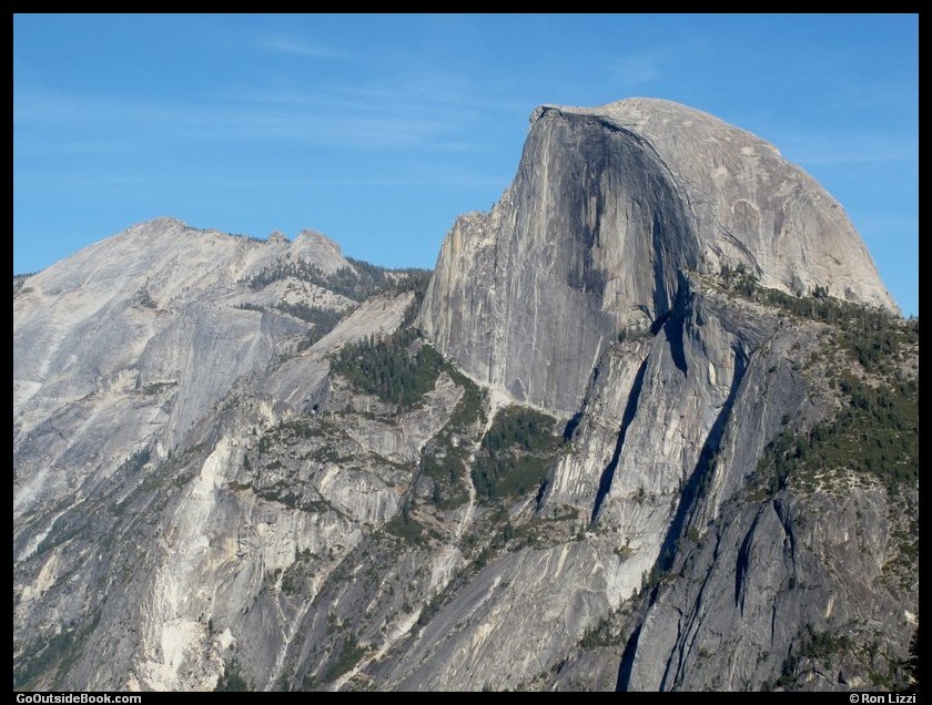 Half Dome viewed from Four Mile Trail, Yosemite National Park, California