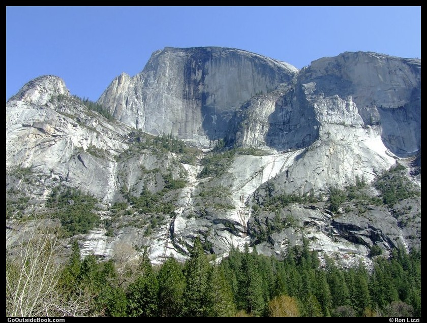 Half Dome viewed from Mirror Lake Trail, Yosemite National Park, California
